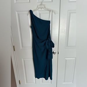 Shein One Shoulder Wrap Dress